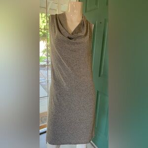 Z Supply Gray Cowl Neck Dress